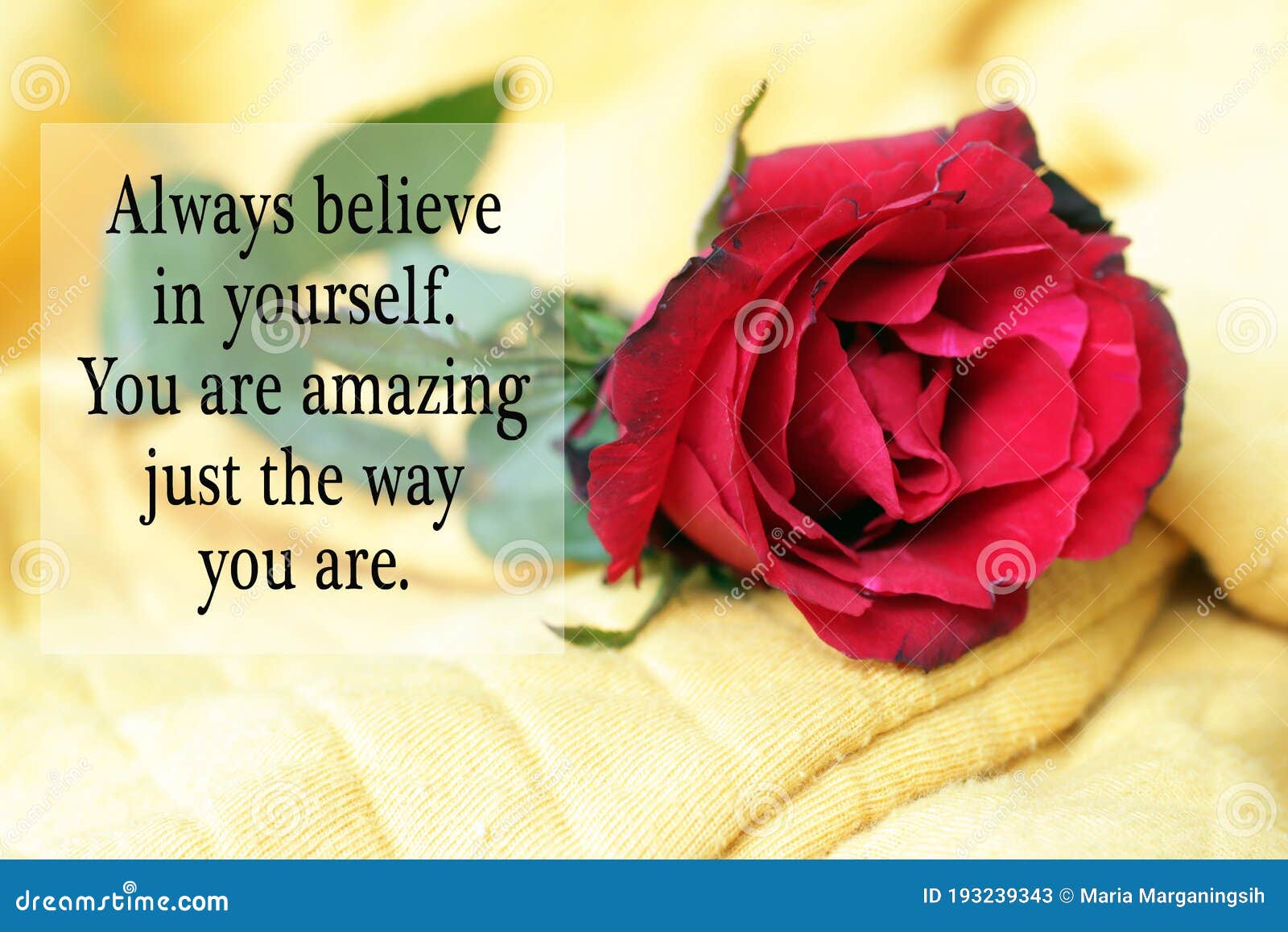 Inspirational Motivational Quote - always Believe in Yourself. You ...
