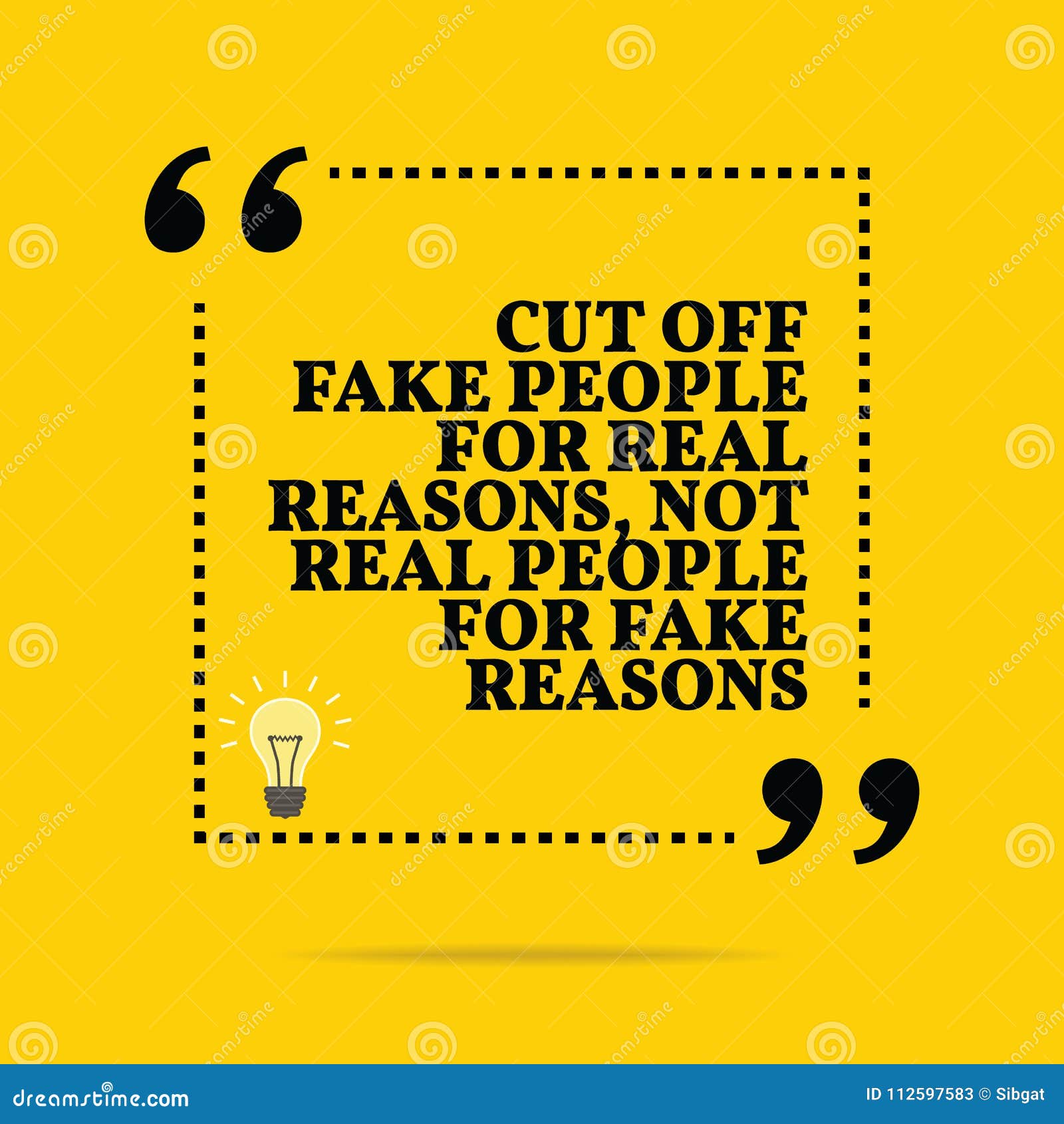 Inspirational Motivational Quote. Cut Off Fake People for Real R ...