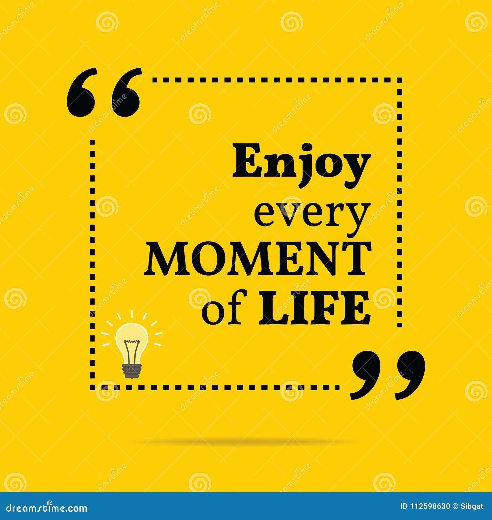 Quote About Enjoying Life (Quote Image)