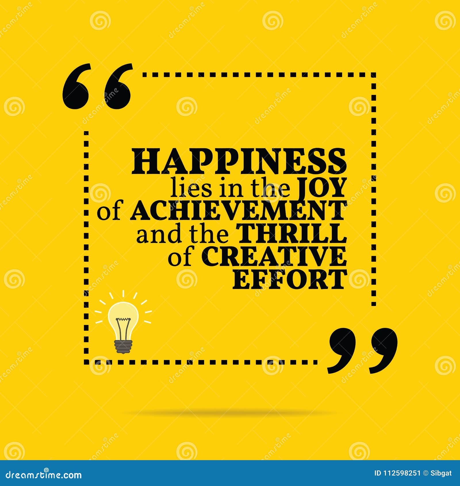 Inspirational Motivational Quote Happiness Lies In The Joy Of A