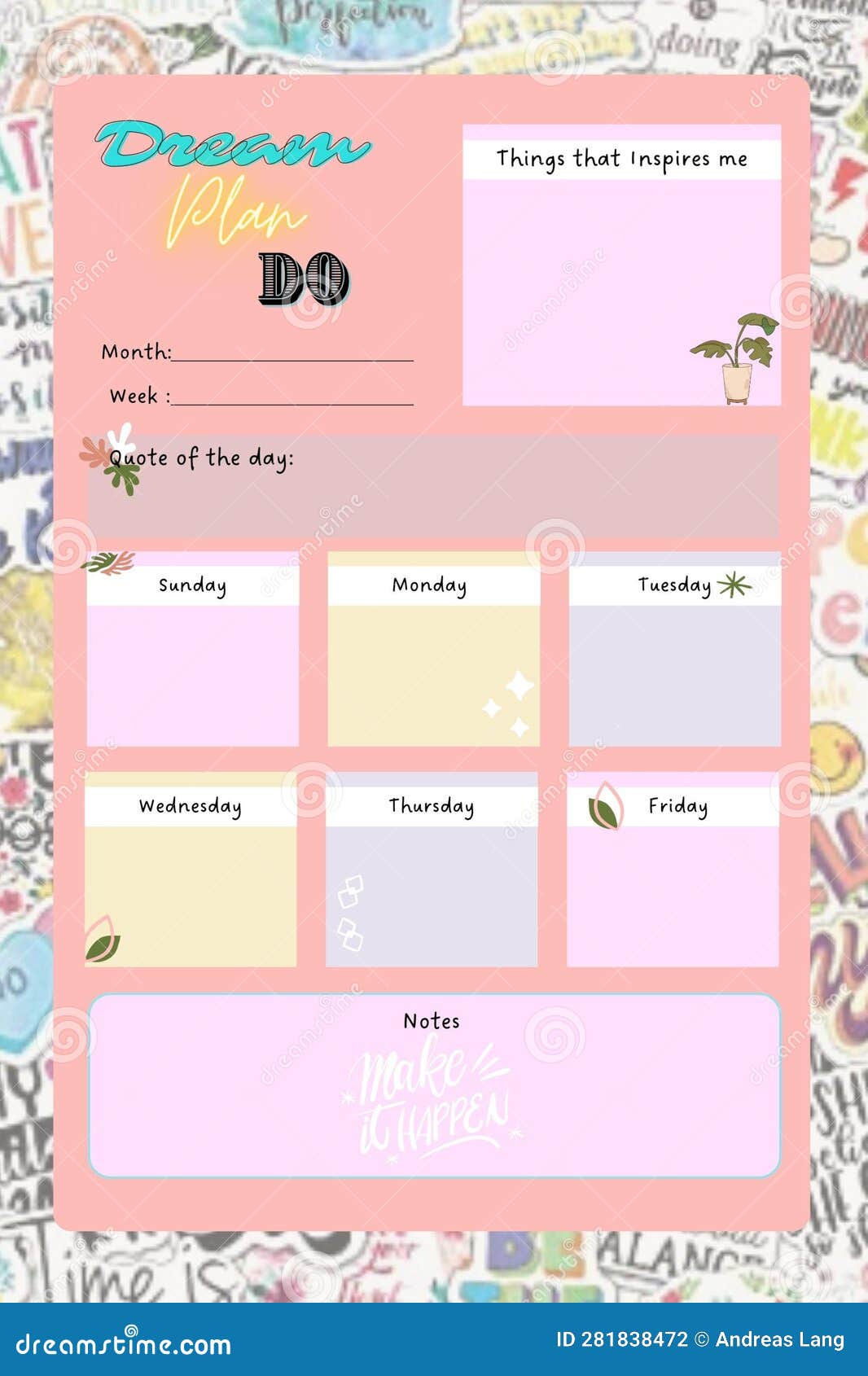 Printable Inspirational Planner