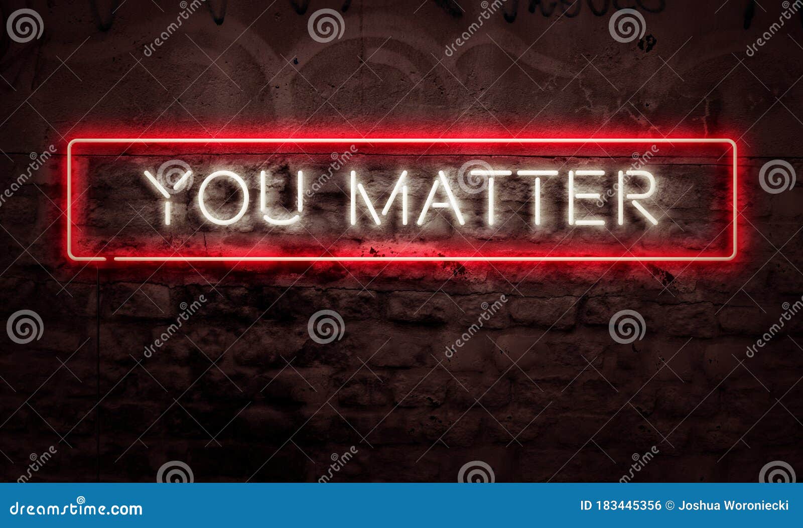 you matter inspirational sign depression suicide prevention concept