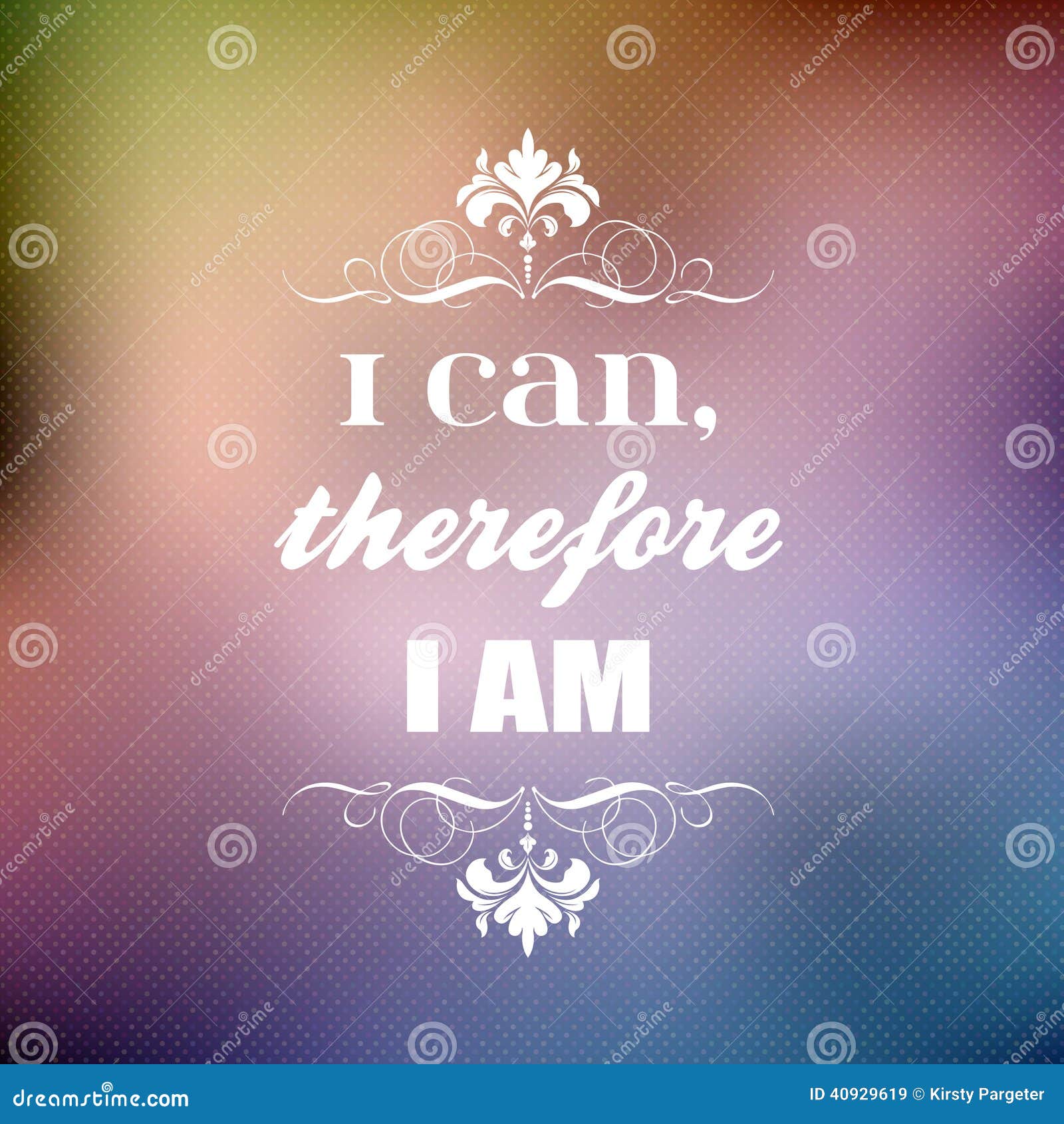 Inspirational Quote Background Stock Vector - Illustration of inspire ...