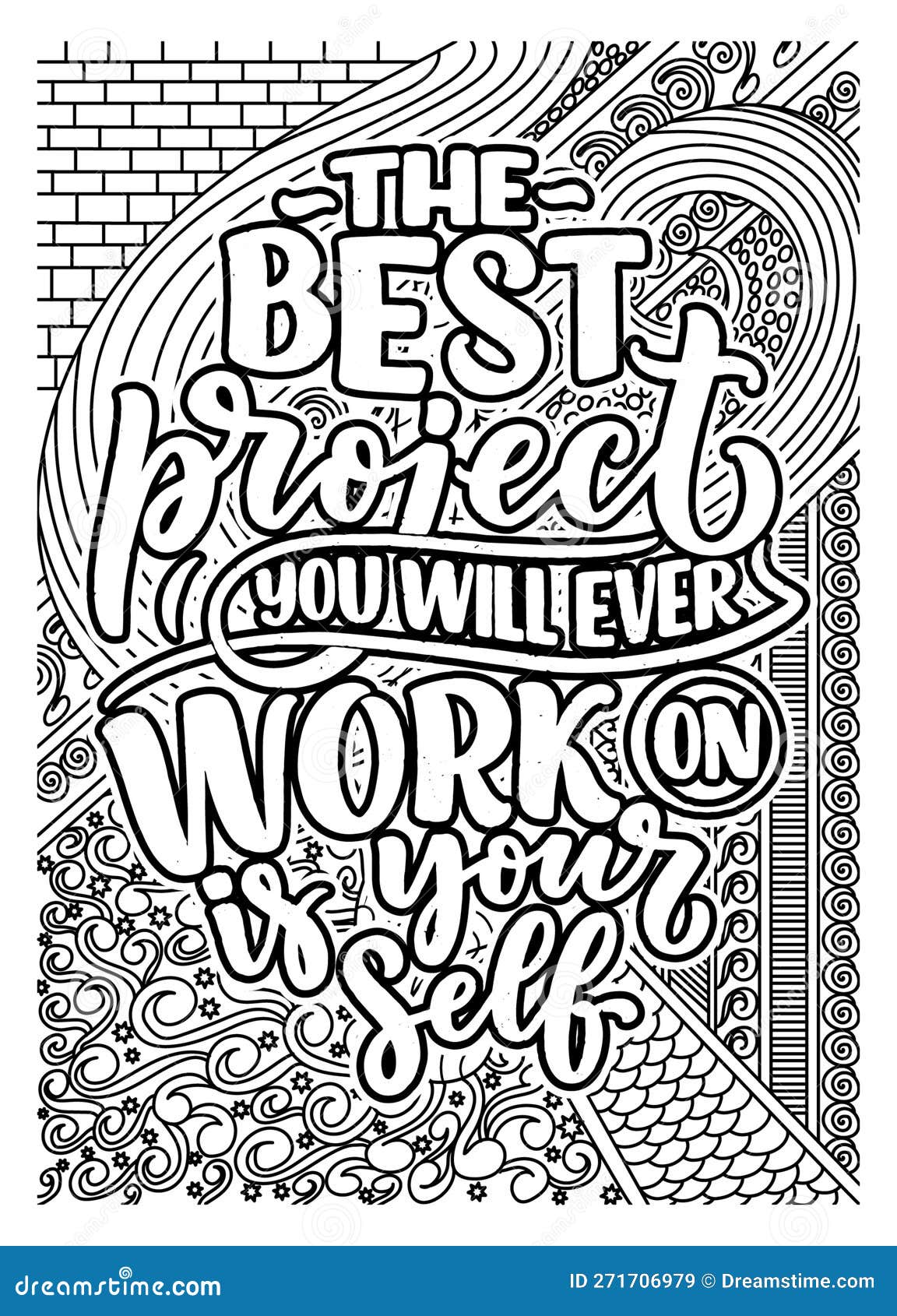 250 Adult Motivational Quote Coloring Pages 