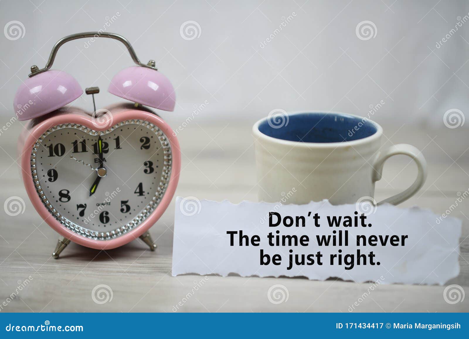 Inspirational Quote - Do Not Wait. the Time Will Never Be Just ...