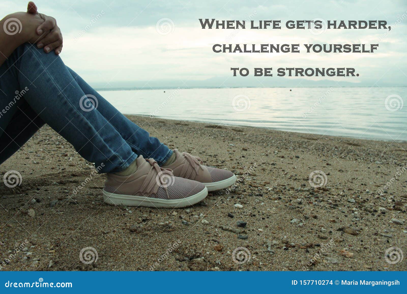 Inspirational Quote-when Life Gets Harder, Challenge Yourself To ...