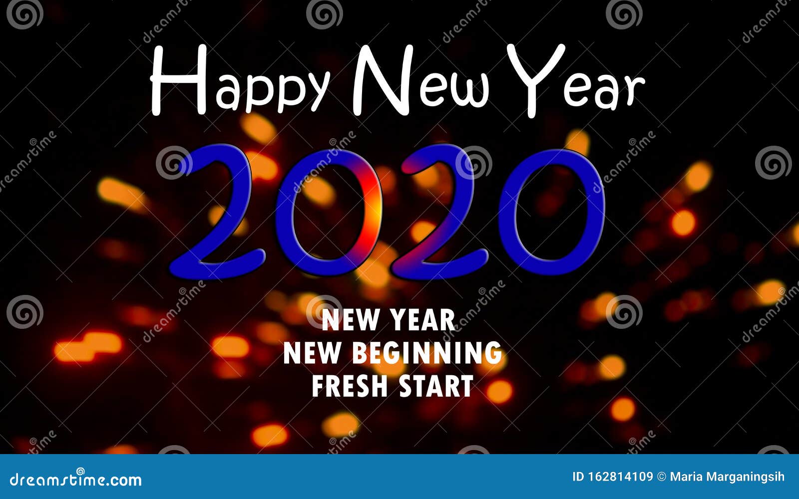 Inspirational Quote - New Year, New Beginning, Fresh Start. with ...