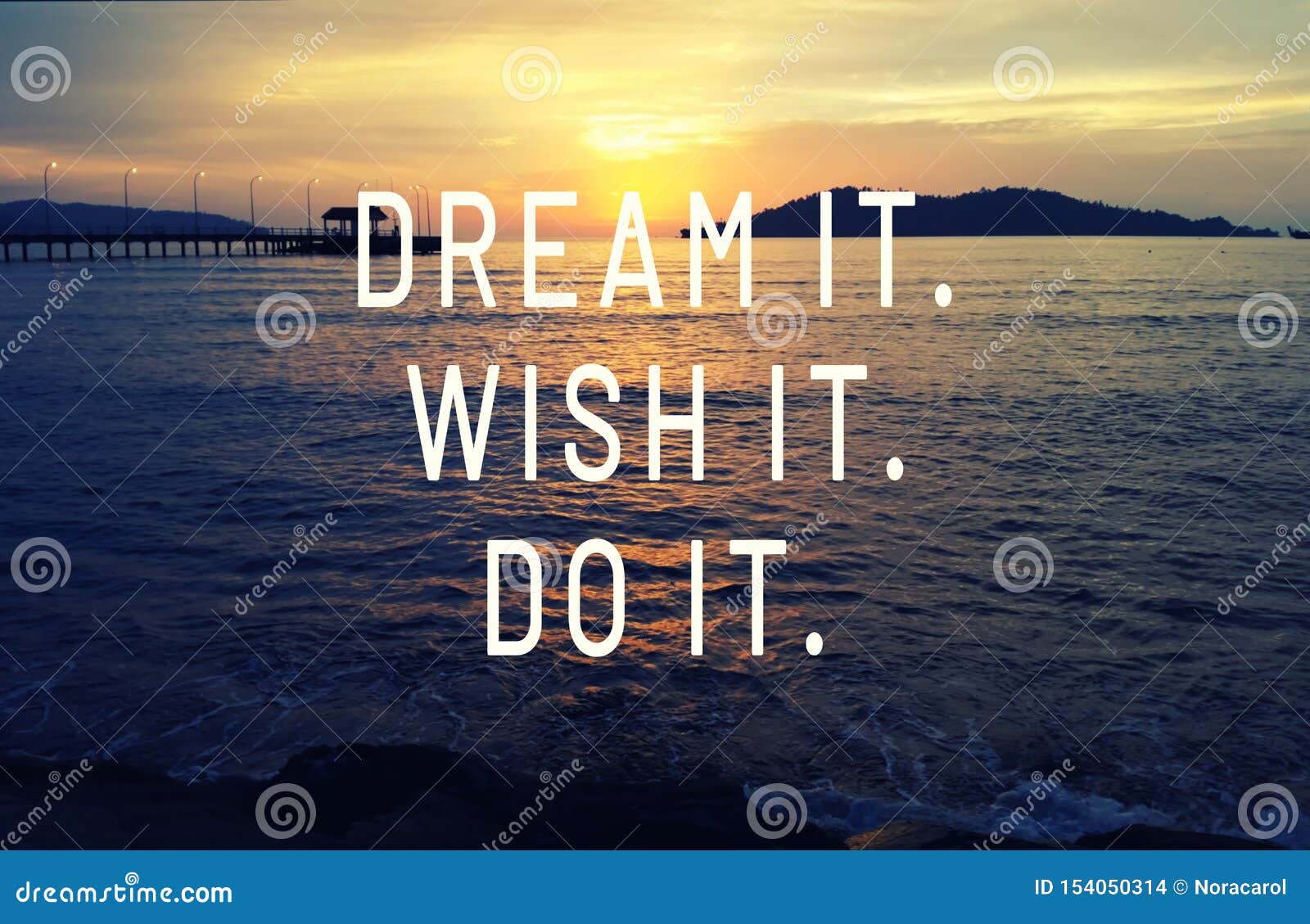 life inspirational quotes - dream it, wish it. do it