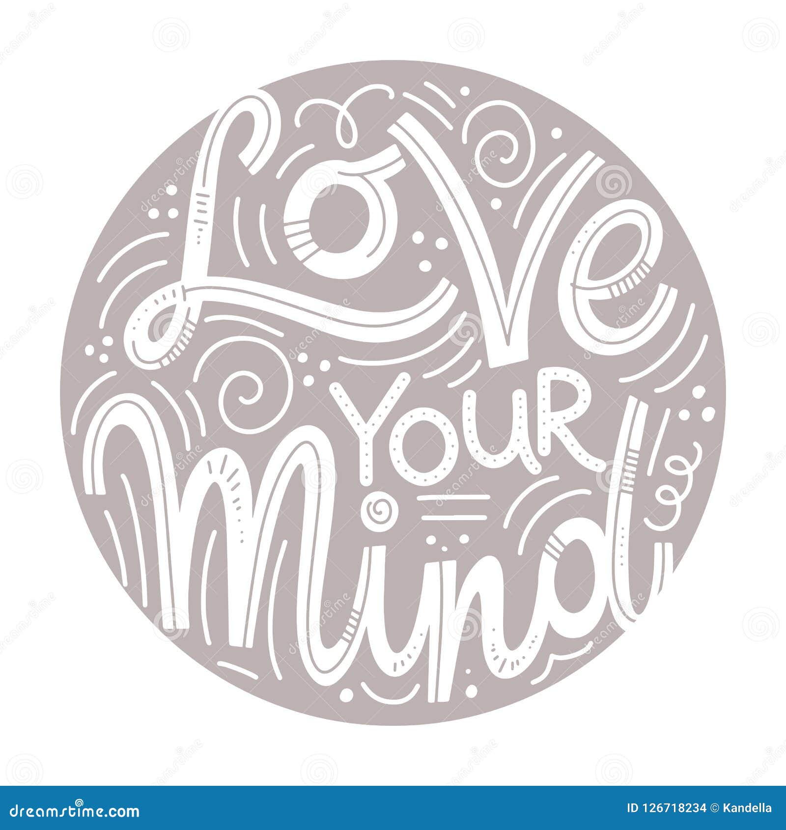 Inspirational Quotes For Mental Health Day Stock Vector