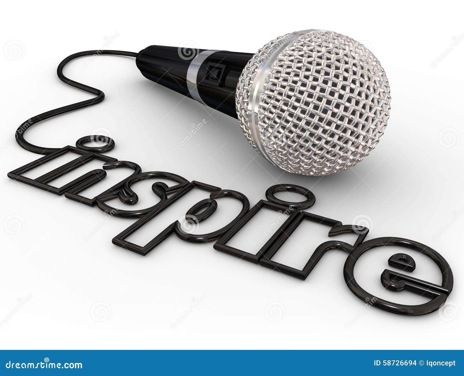 inspire microphone word cord motivational speaker keynote addres