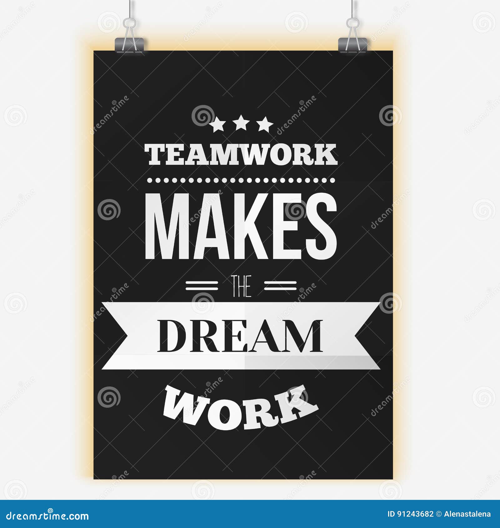 Inspirierend Plakat Uber Arbeit Und Teamvektor Entwerfen Auf Dunklem Hintergrund Kann Auf T Shirts Bilder Buro Verwendet Werden Vektor Abbildung Illustration Von Inspiration Fahne