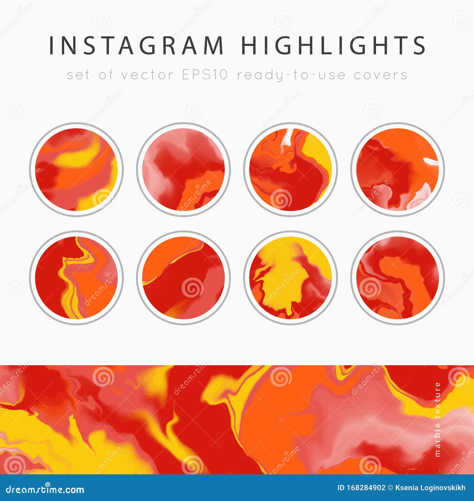 Instagram Highlight Covers Vector Stock Illustration Illustration Of Covers Badge 168284902