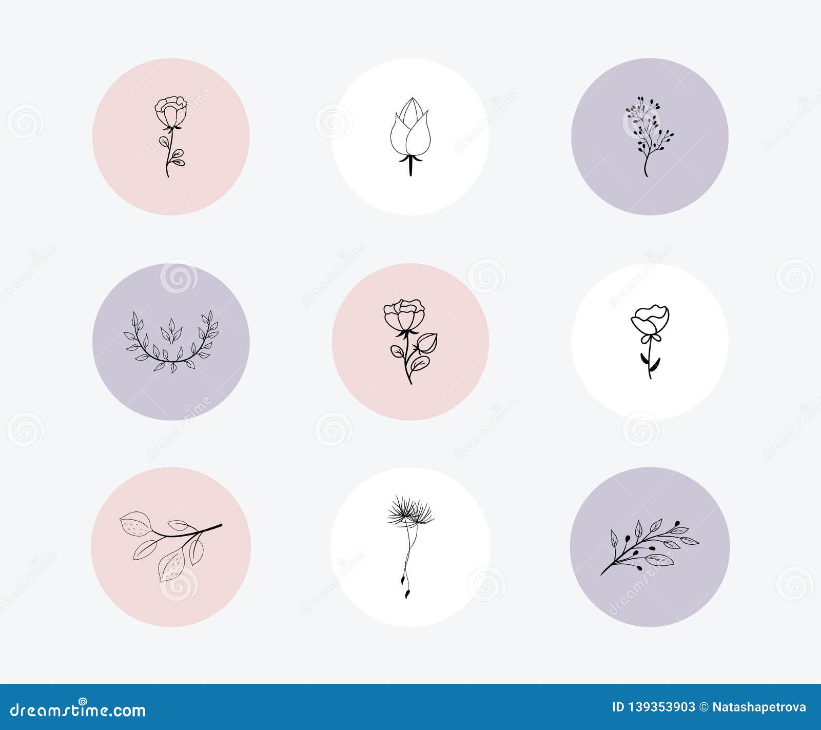 Instagram Highlights Stories Covers Stock Vector - Illustration of premade, instagram: 139353903 Instagram Highlights Stories Covers Stock Vector - Illustration of premade, instagram: 139353903
