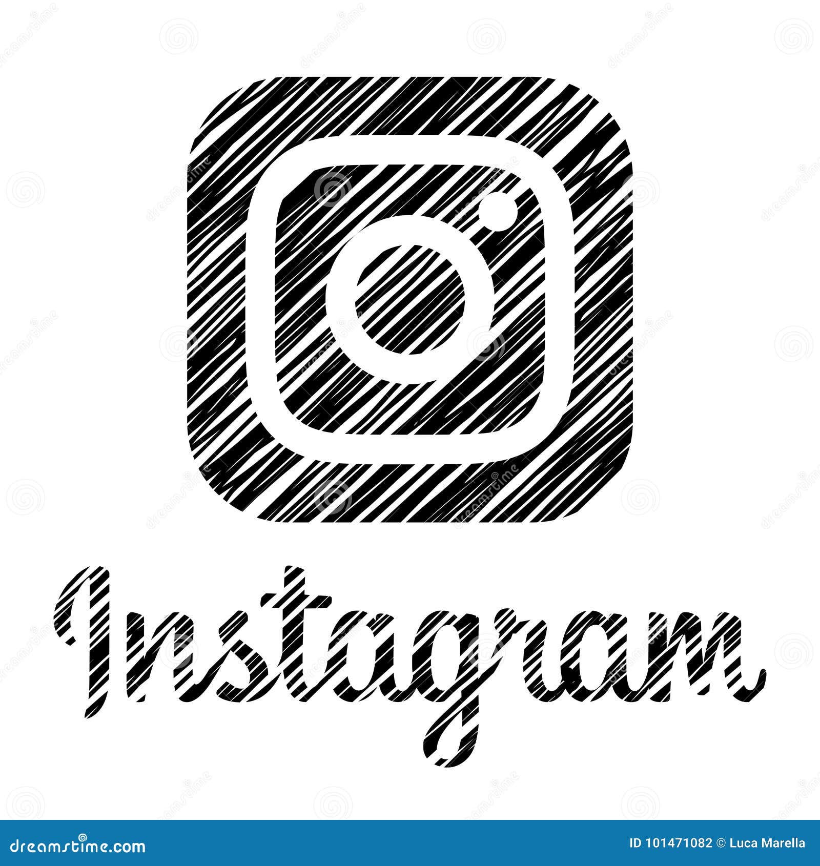 Hand Drawn Instagram Logo