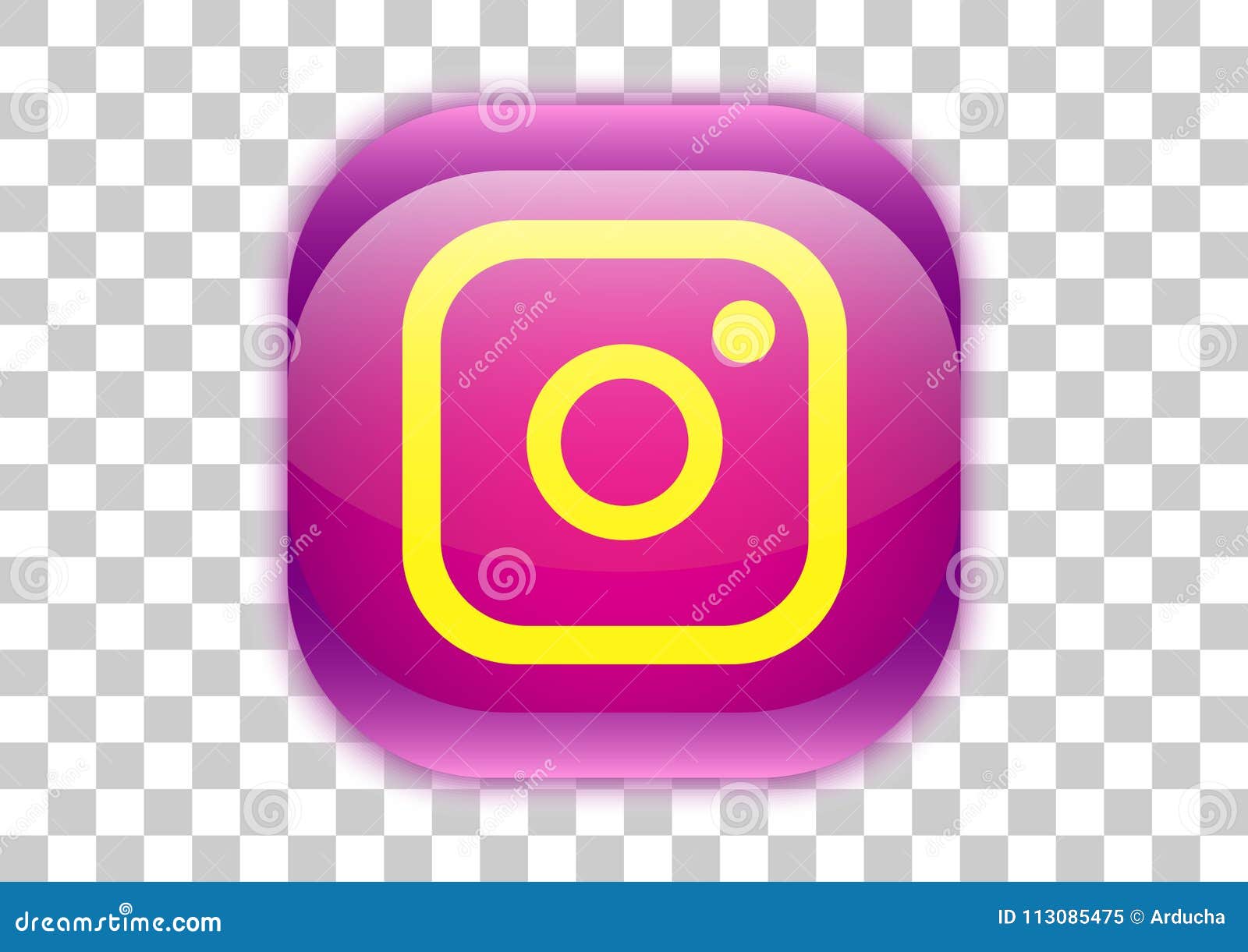 Download Instagram. Instagram Mobile App Interface Template On Apple Iphone Mockup. Mockup Page Template ...