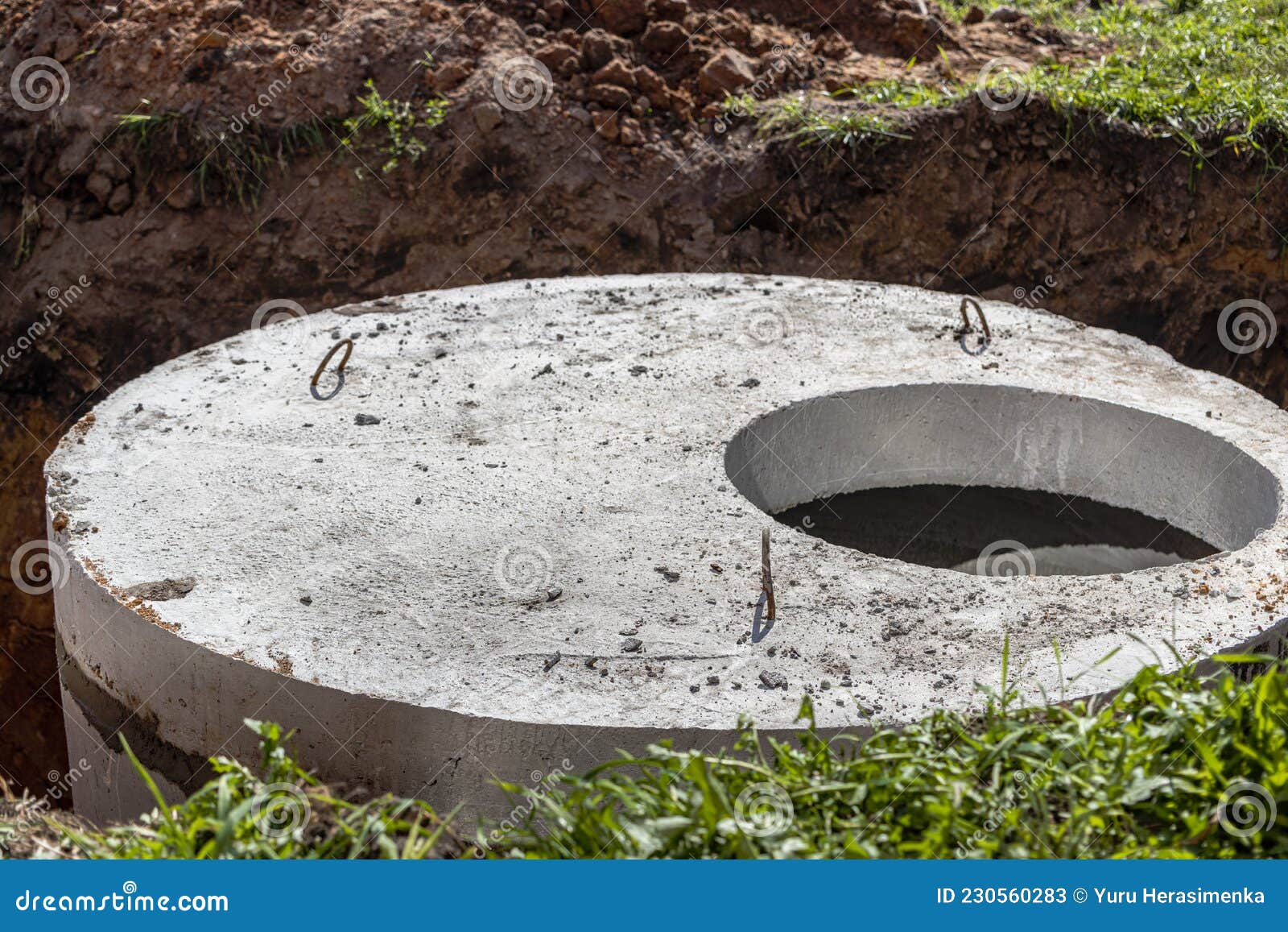 Reinforced Concrete Ring Septic Tank Storage Stock Photo 2227051821 |  Shutterstock