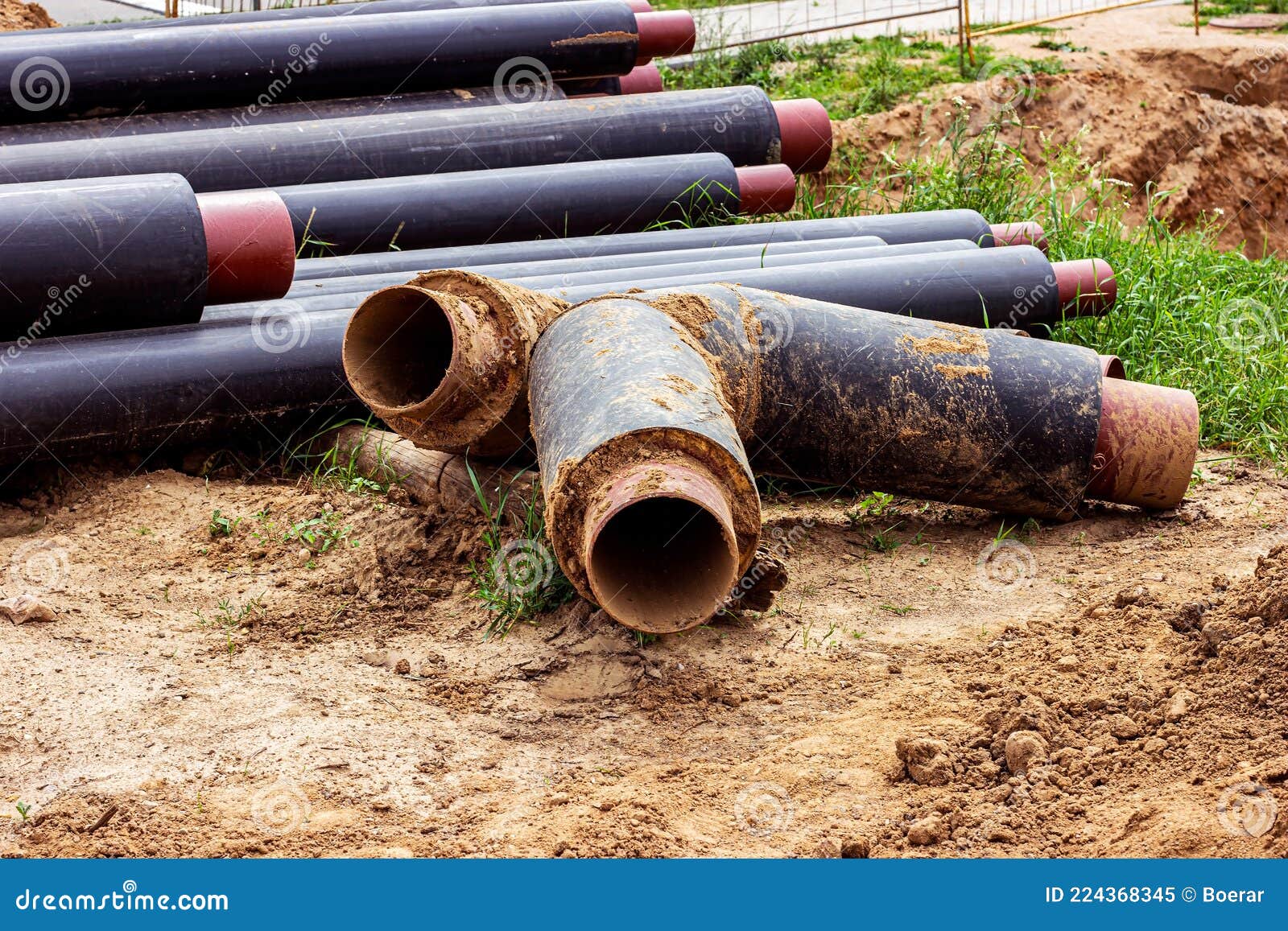 Installation of the Distribution Unit of Heating and Water Supply