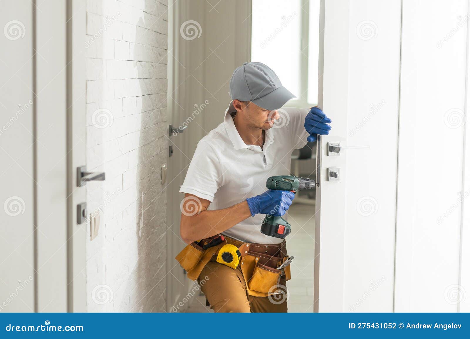 Installation of Door Hinges, Installation of Interior Doors, Master