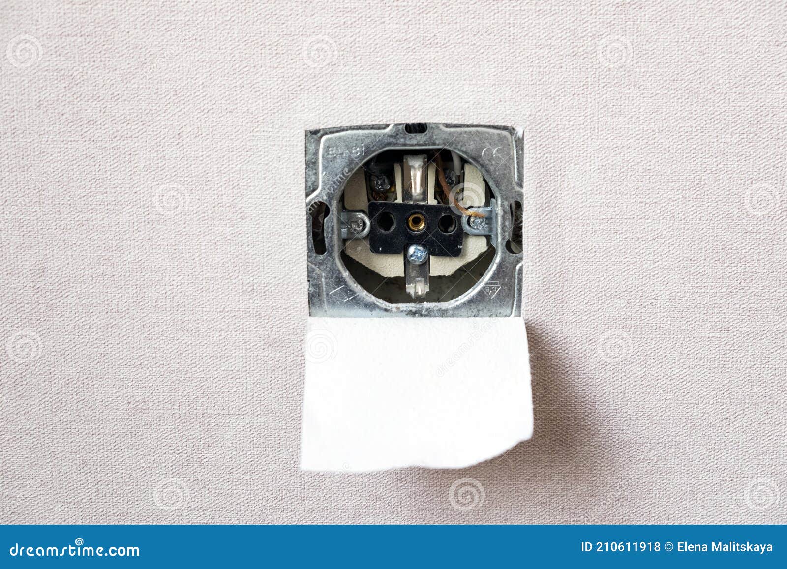Installation of Electrical Outlets during Repairs in a Wall Covered