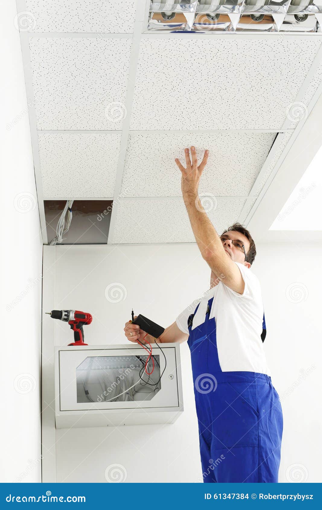 Installation of Electrical Wiring Stock Photo Image of wiring