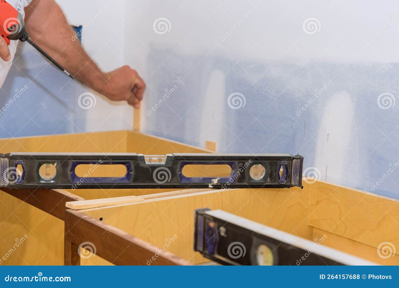 When Installing Kitchen a Level is Used for Accurate