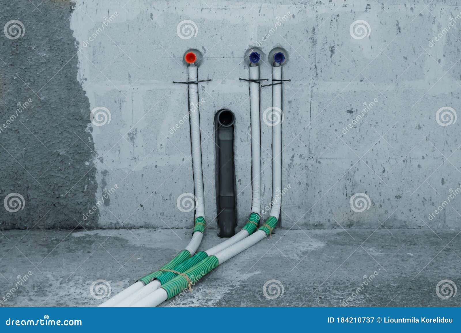 Installing The Plumbing For A Kitchen Sink. Replacing And Repair