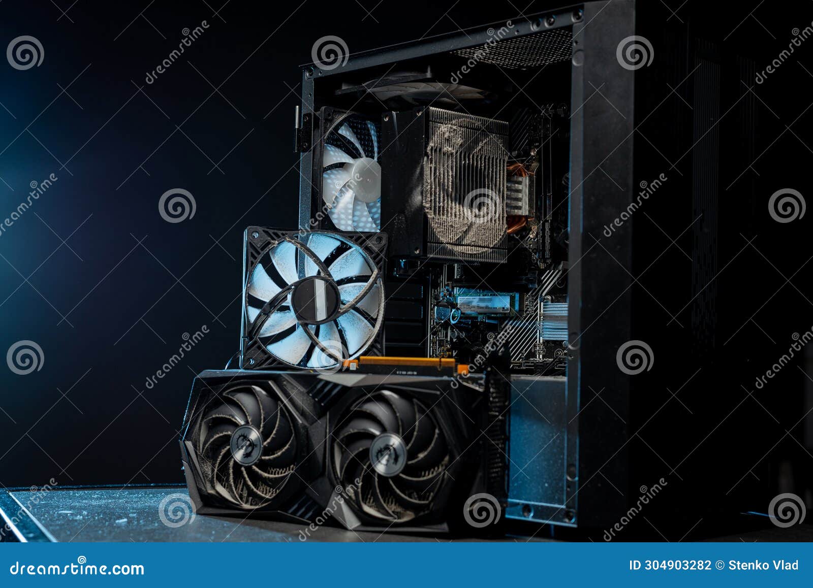 installing or repair the air cooling system of the personal computer processor.