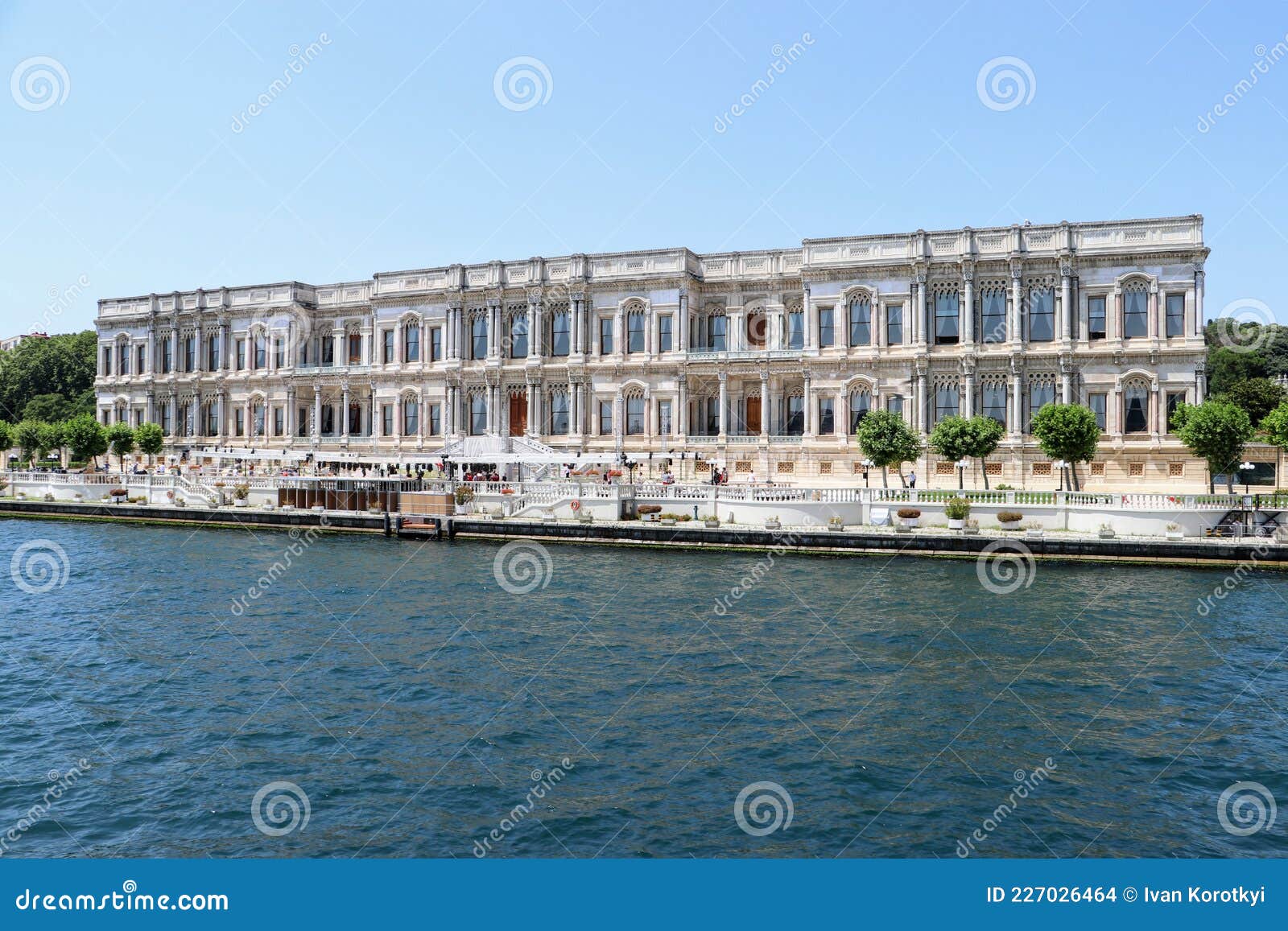 instanbul palace view from the bosphorus