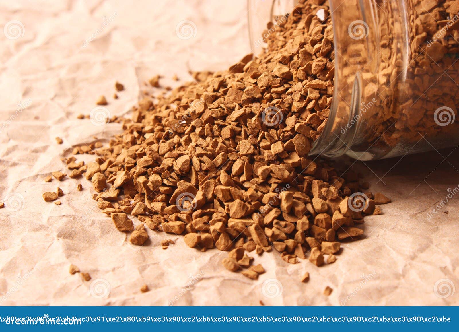 Instant Coffee Close Up on the Table Stock Photo Image of cafe, black