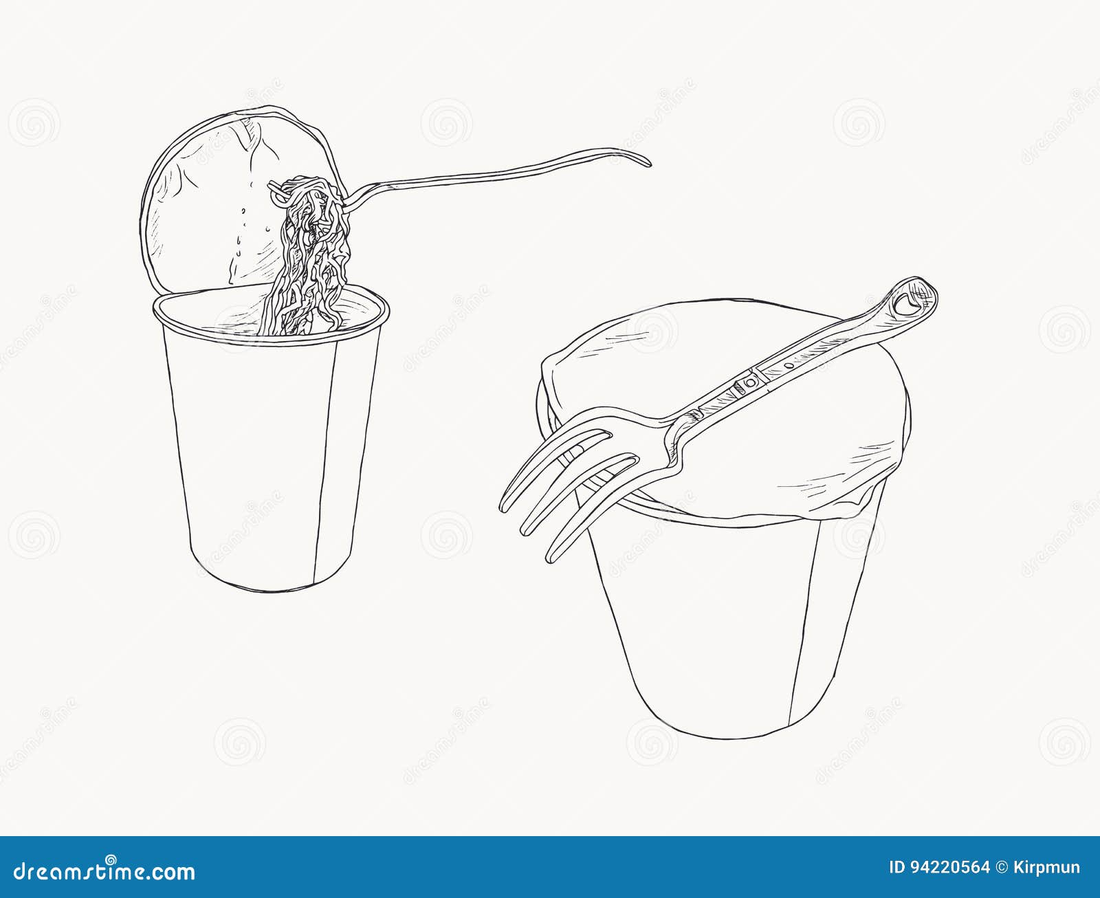 Instant Noodle In Cup Sketch Vector Set Stock Vector Illustration Of Flavor Cook 94220564 See more ideas about homemade noodles, drawings, art. dreamstime com