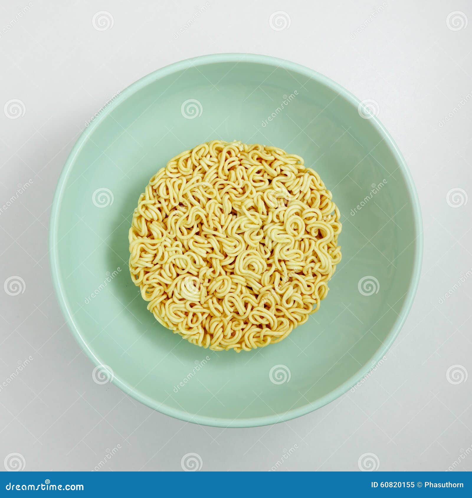 Instant Noodle in Green Bowl (2) Stock Image Image of ceramic, asian 60820155
