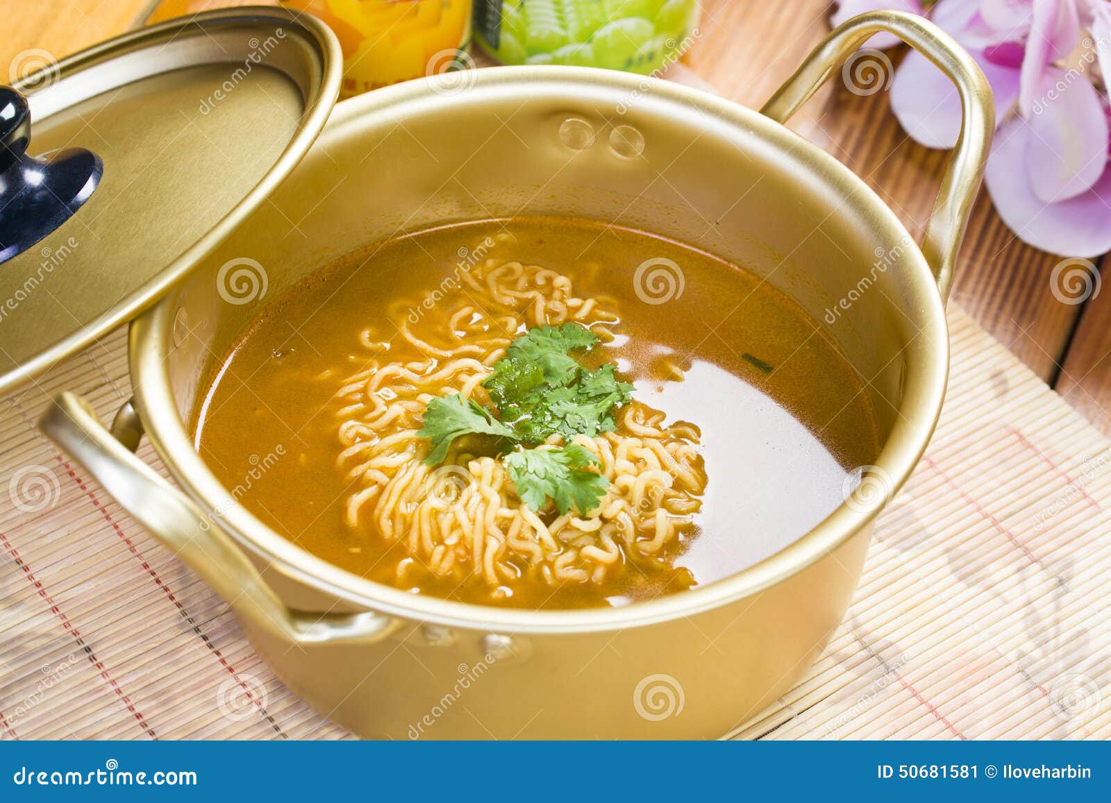 Instant Noodle stock image. Image of diet, fast, boiled 50681581