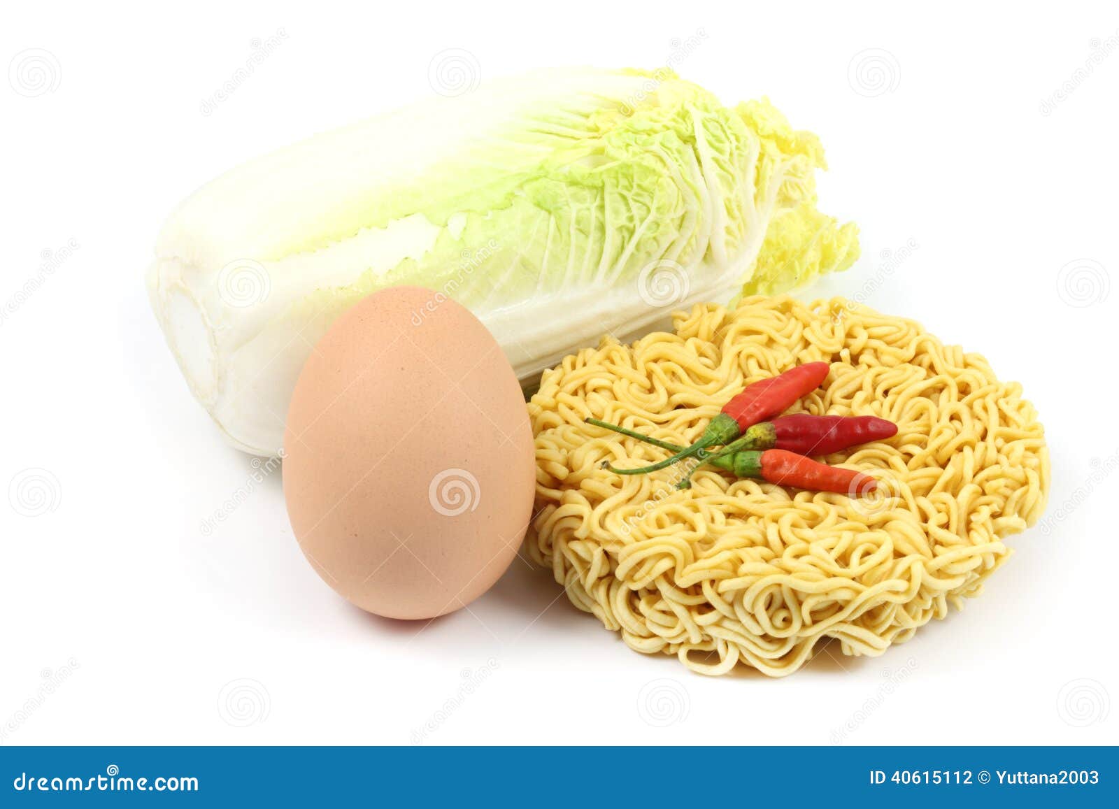 Instant Noodles with Ingredient Stock Photo Image of white, cuisine
