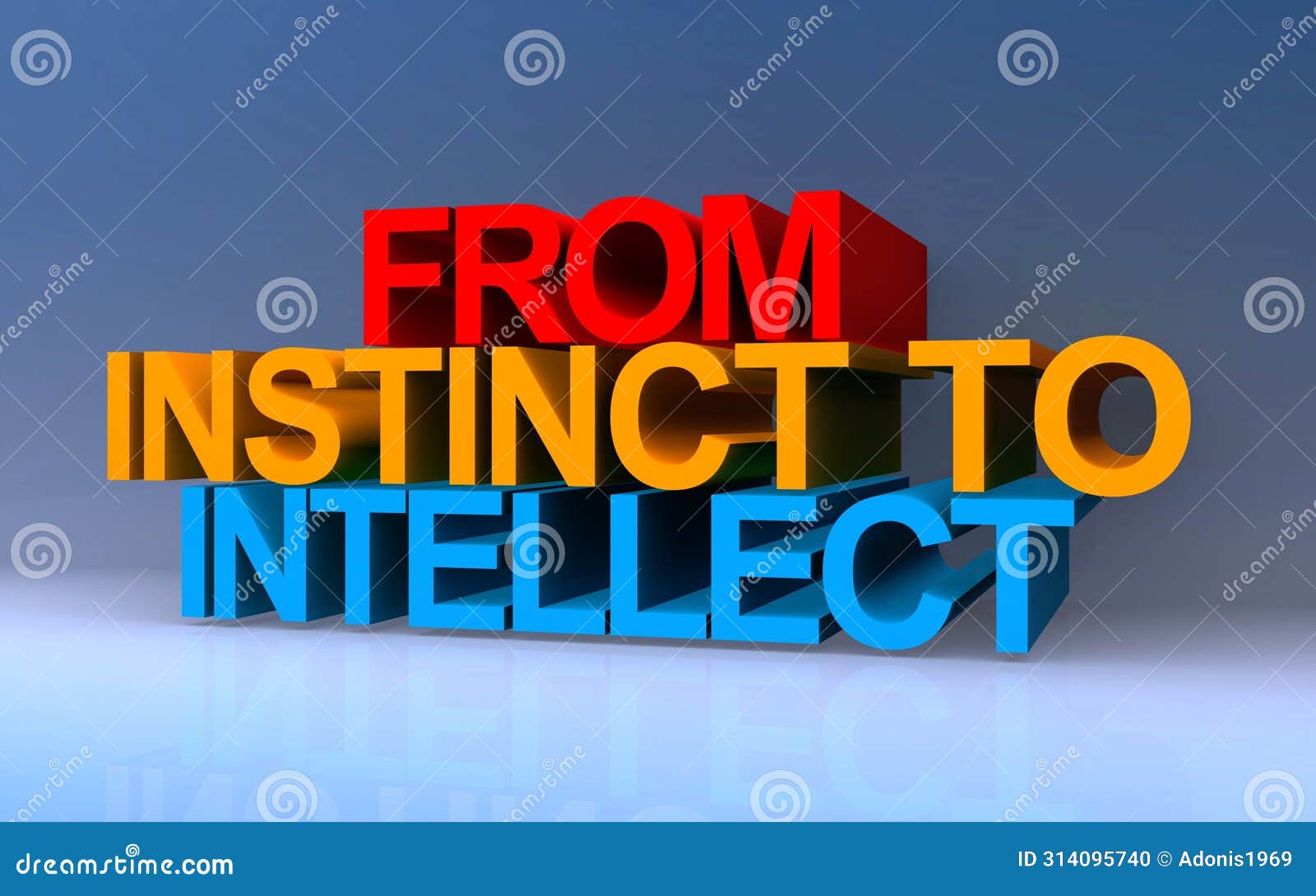from instinct to intellect on blue