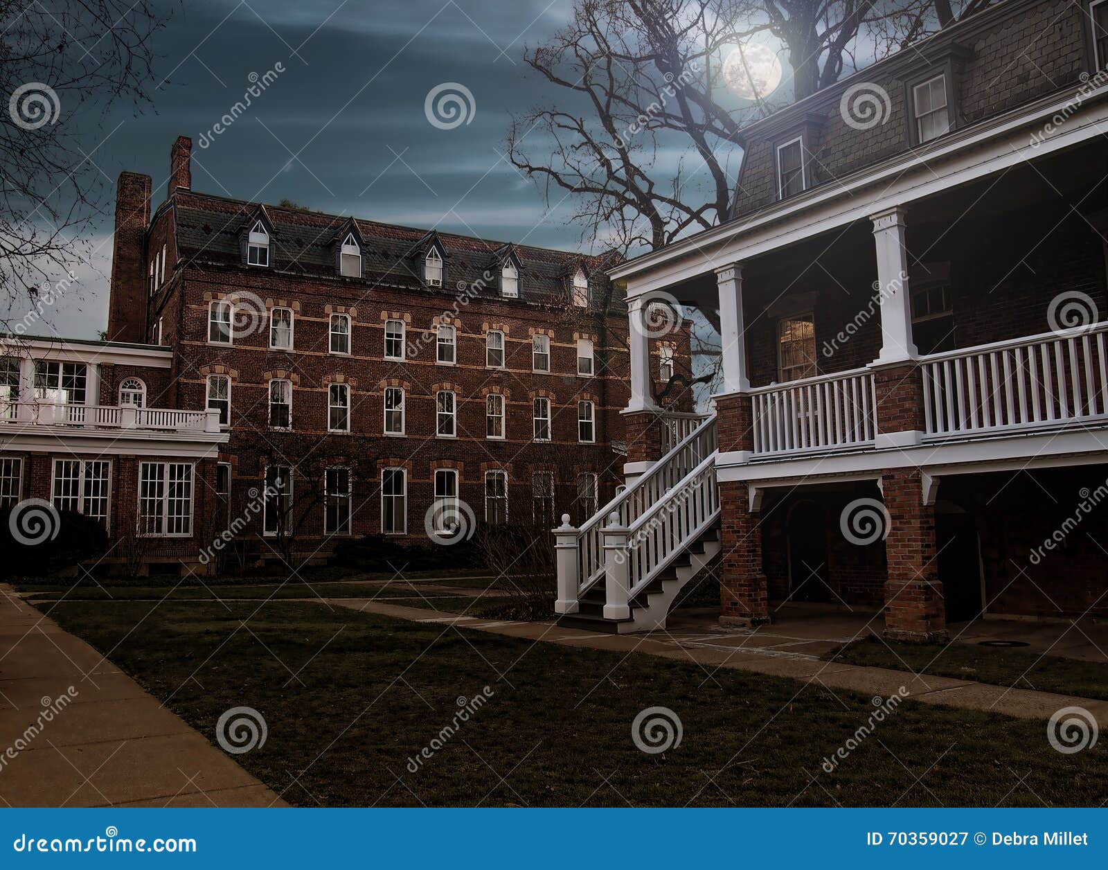 institution courtyard