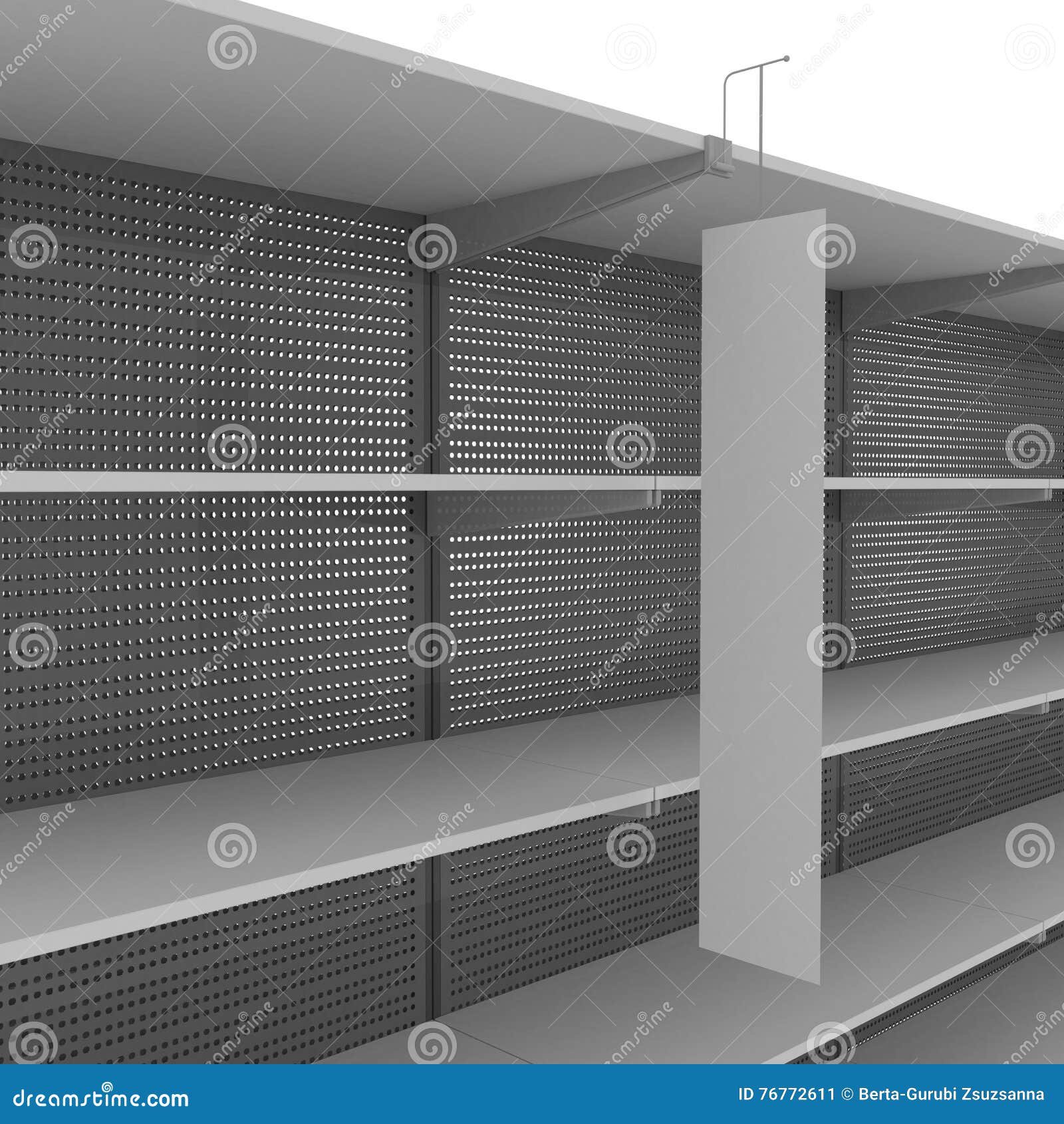 Download Instore Display - Shelf Mockup Stock Illustration ...