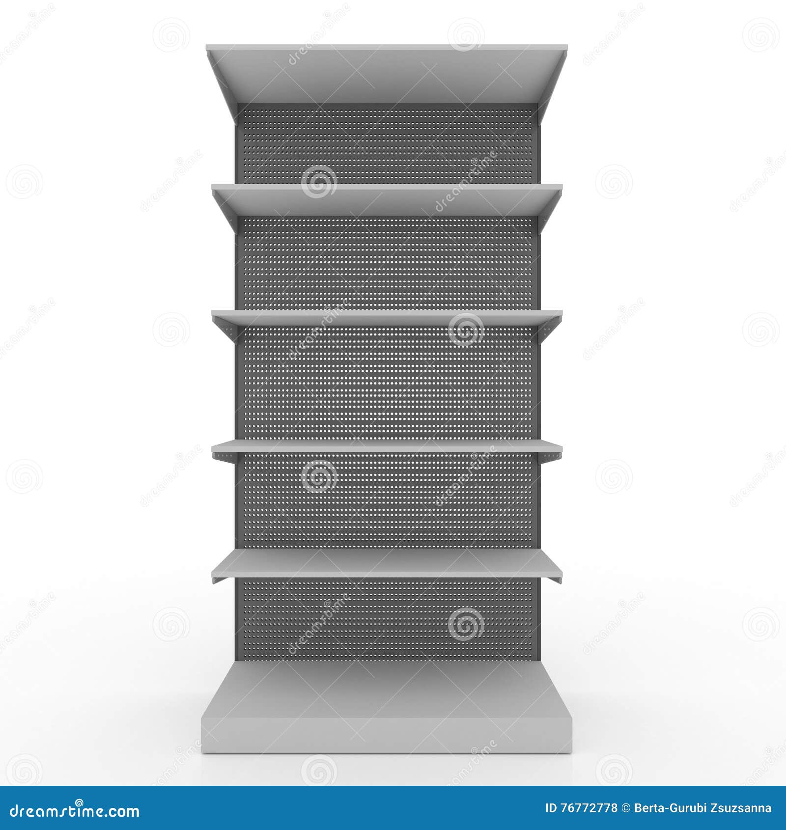 Download Instore Display - Shelf Mockup Stock Illustration ...