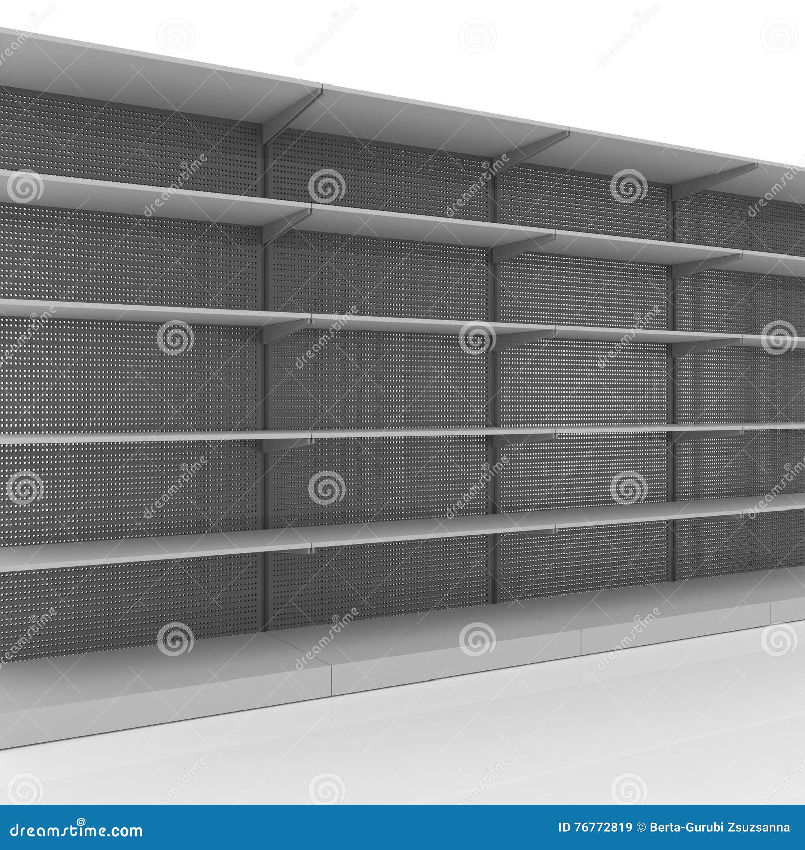Download Instore Display - Shelf Mockup Stock Illustration ...
