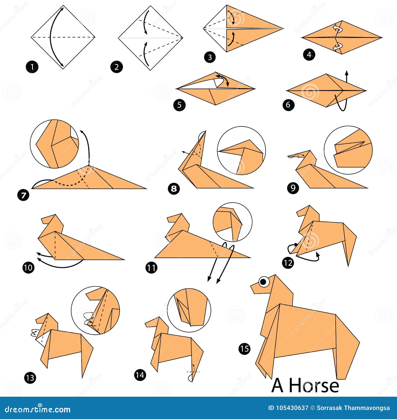 Como Desenhar Cavalos Instrução Passo a Passo Fácil