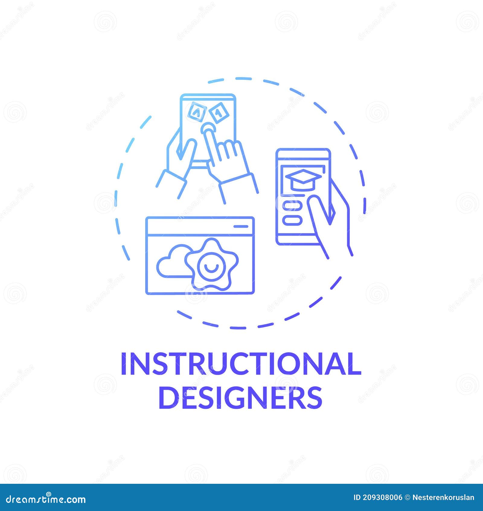 instructional ers concept icon