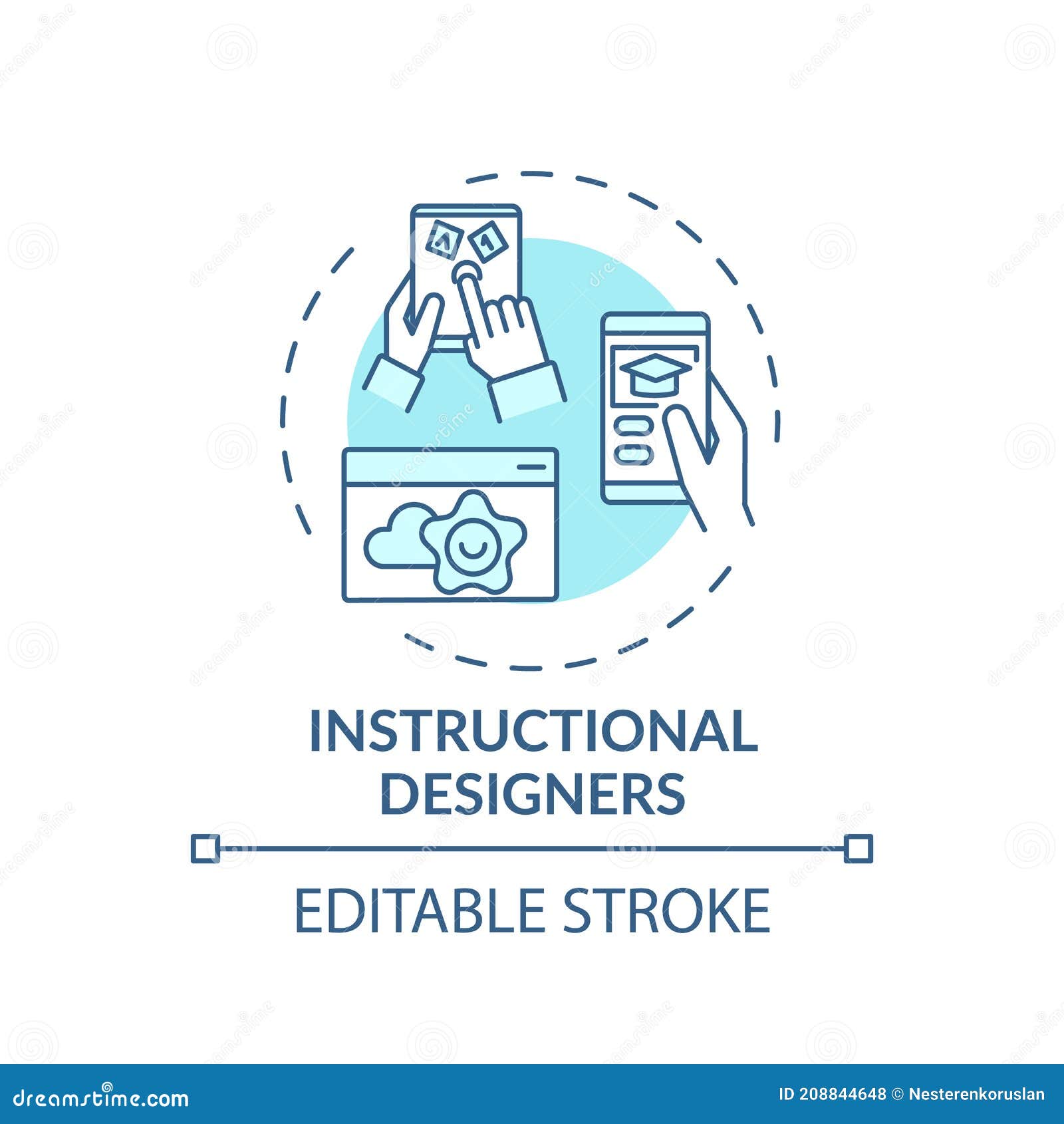 instructional ers concept icon