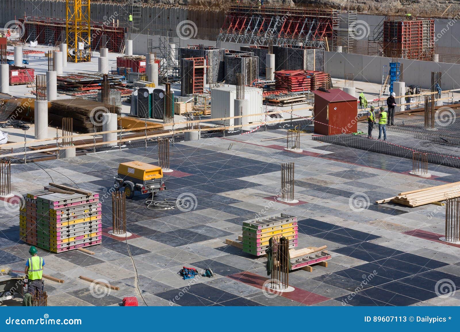 Instrument and Construction Site Stock Image Image of large, harbour