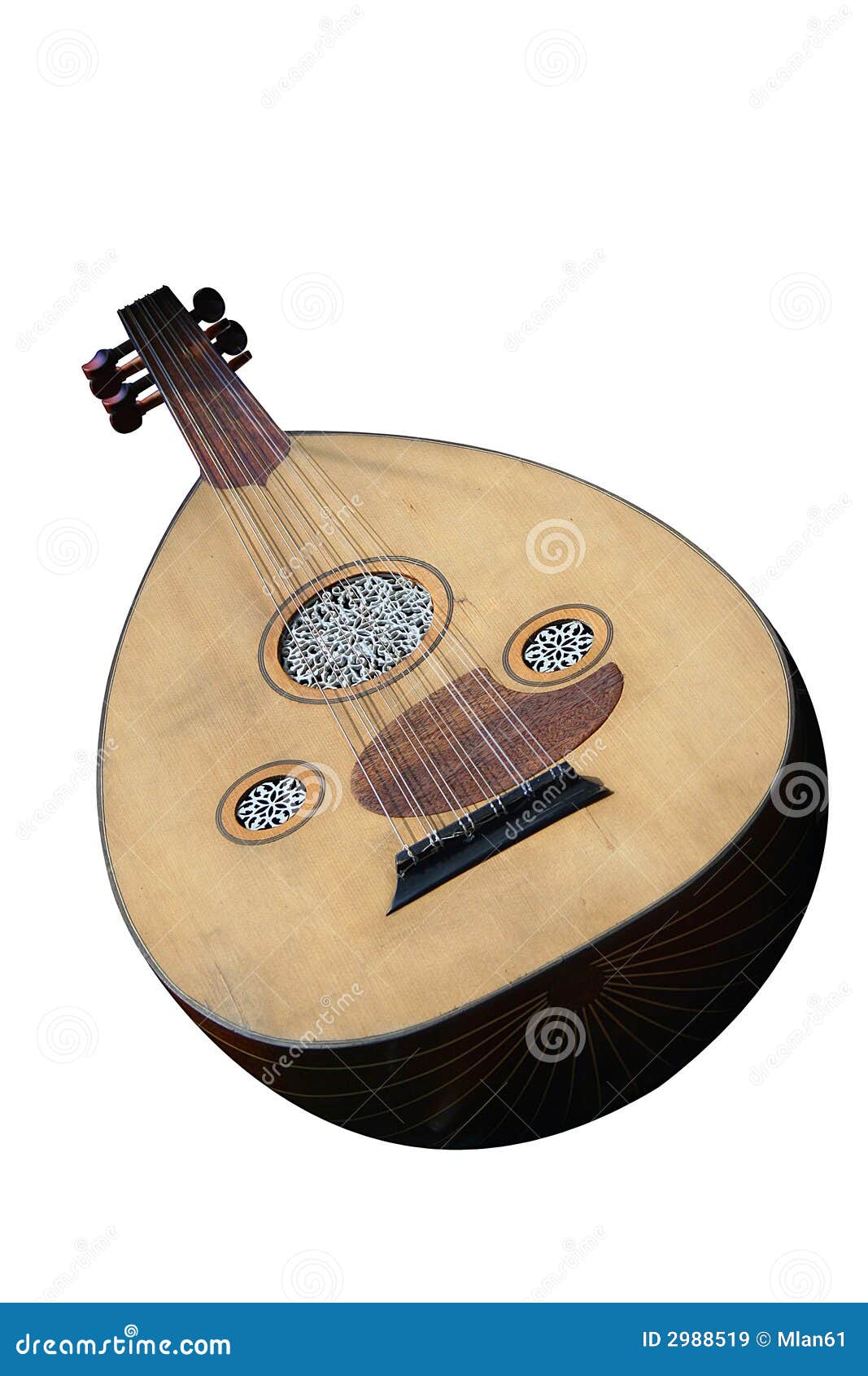 Instrumento Encadenado Laúd Imagen de archivo Imagen de stringed