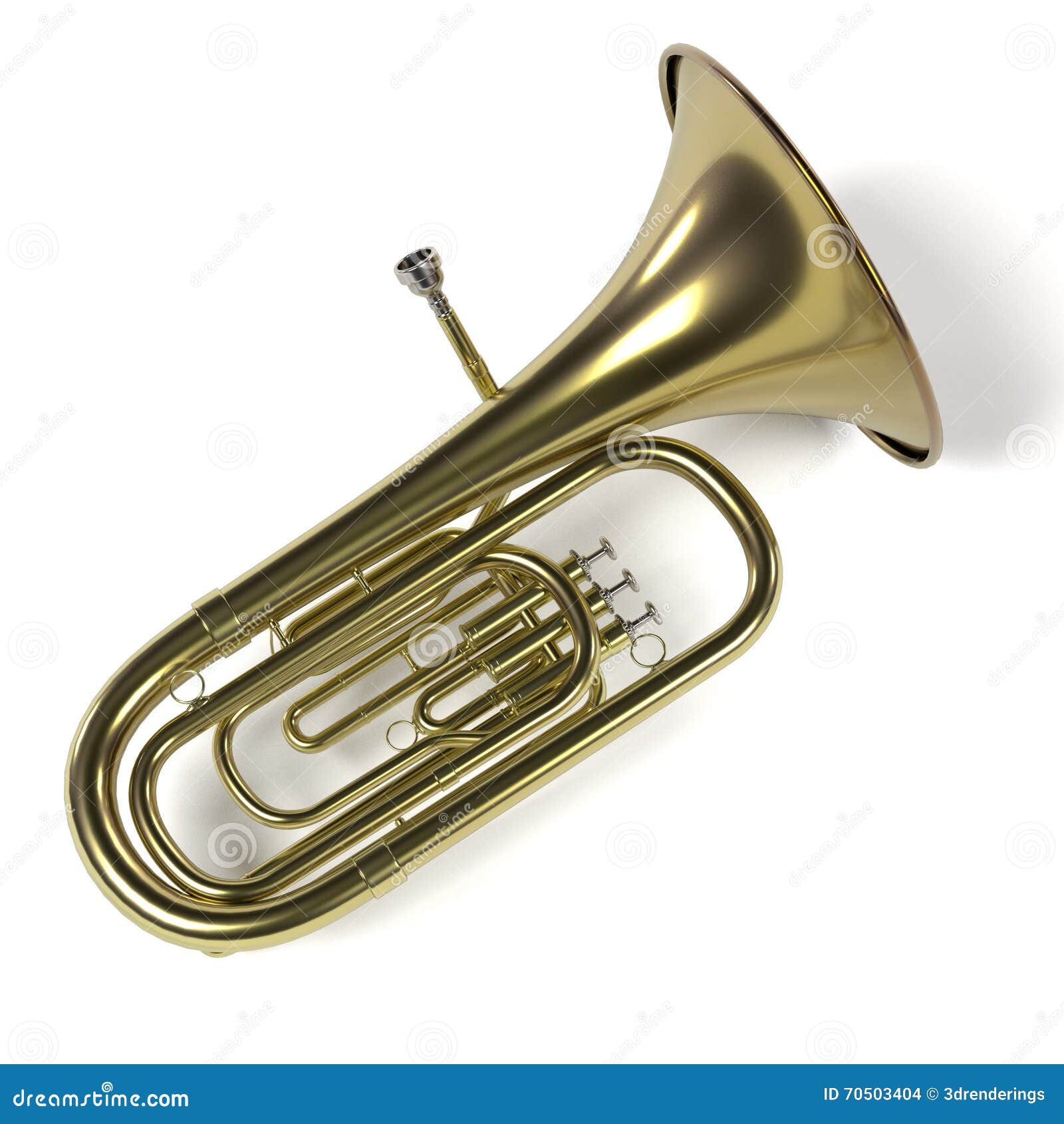 Instrumento Musical De La Tuba Stock de ilustración Ilustración de