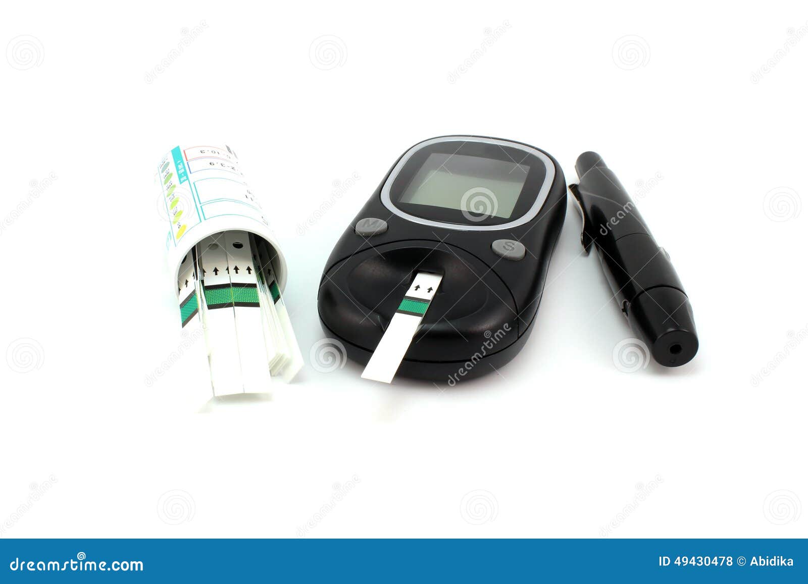 Instruments for diabetic stock photo. Image of diet, lancet 49430478