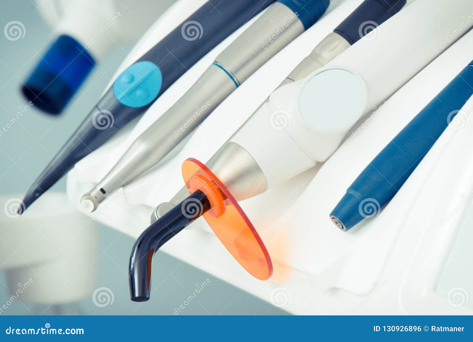 Instruments, Tools and Dental Xray Machine Used by Dentists in
