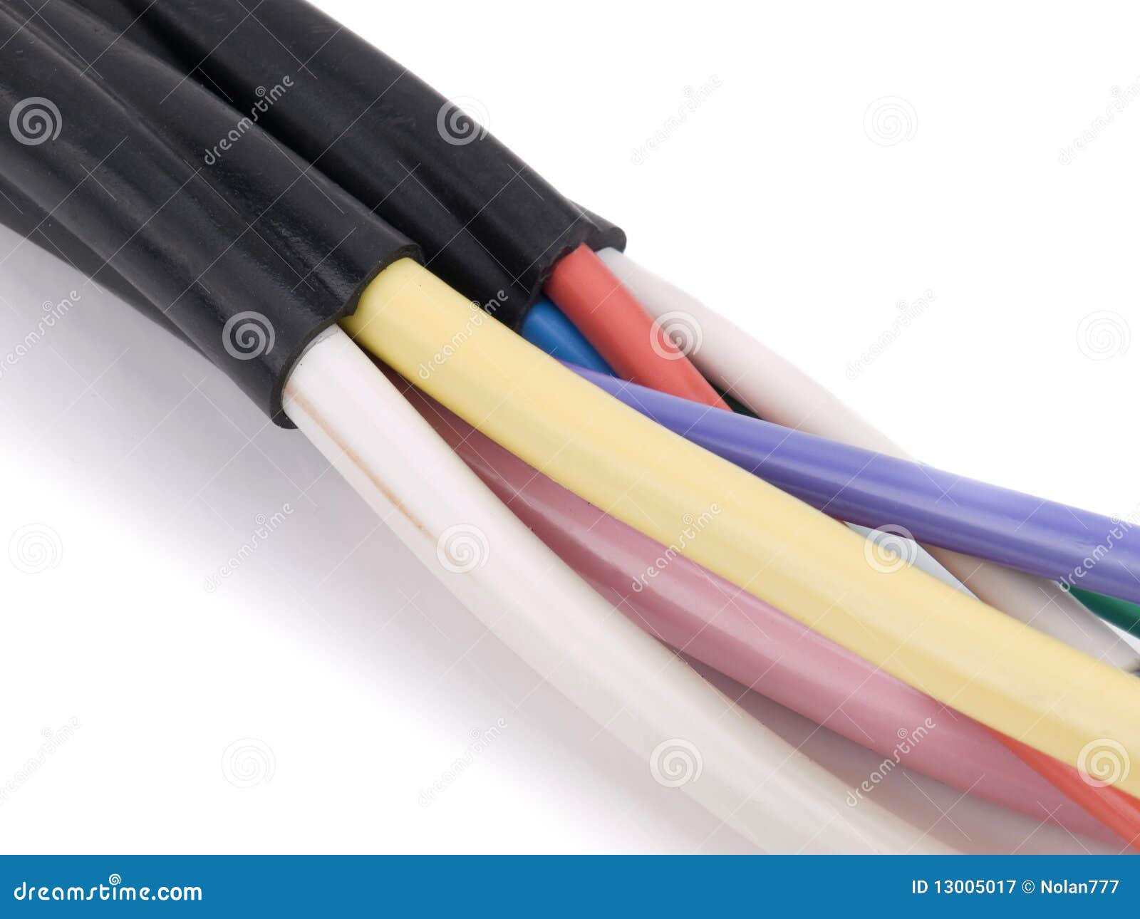 Insulated power cable stock image. Image of connect, insulated - 13005017