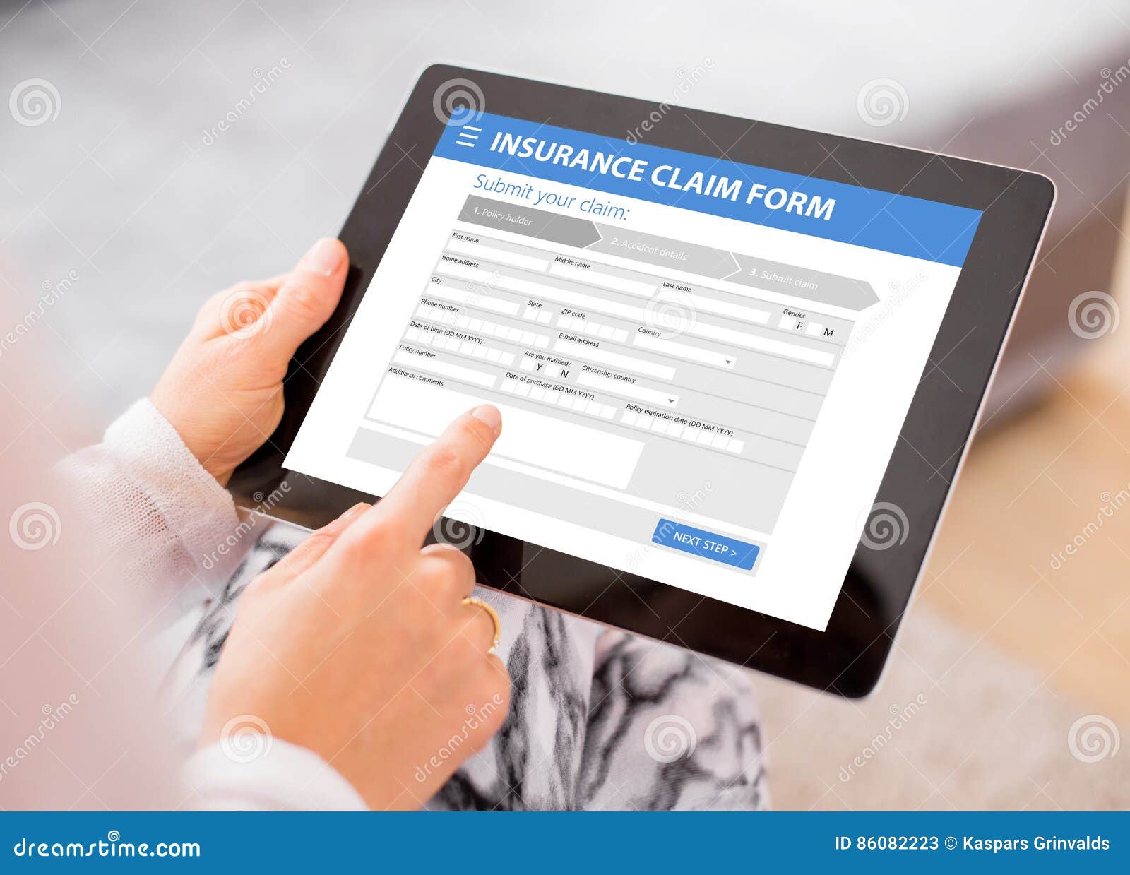 insurance claim form