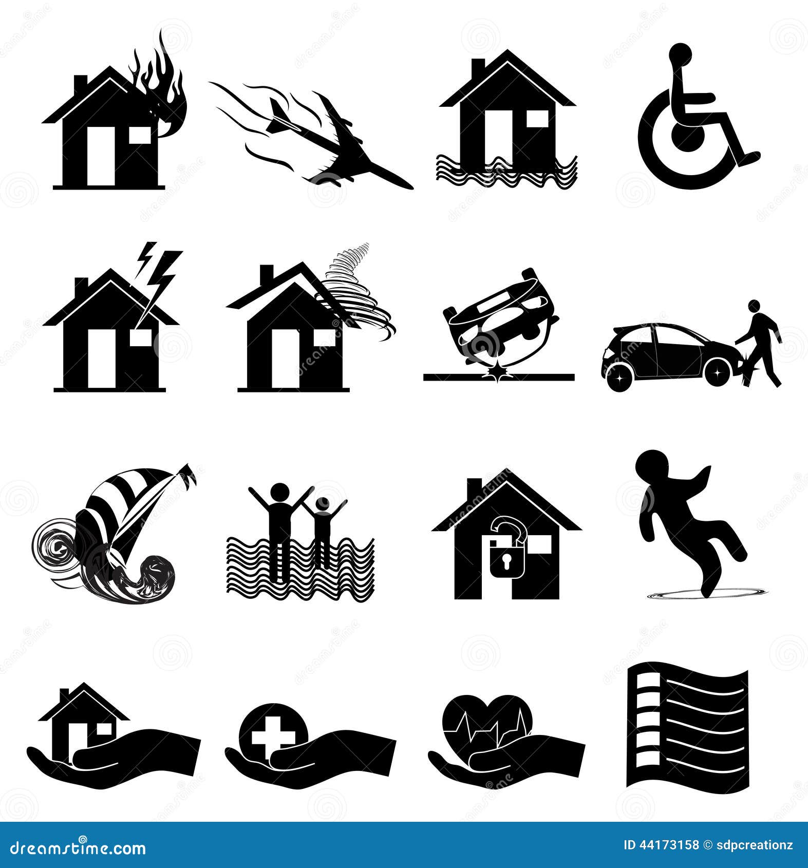 Insurance Clip Art Black And White