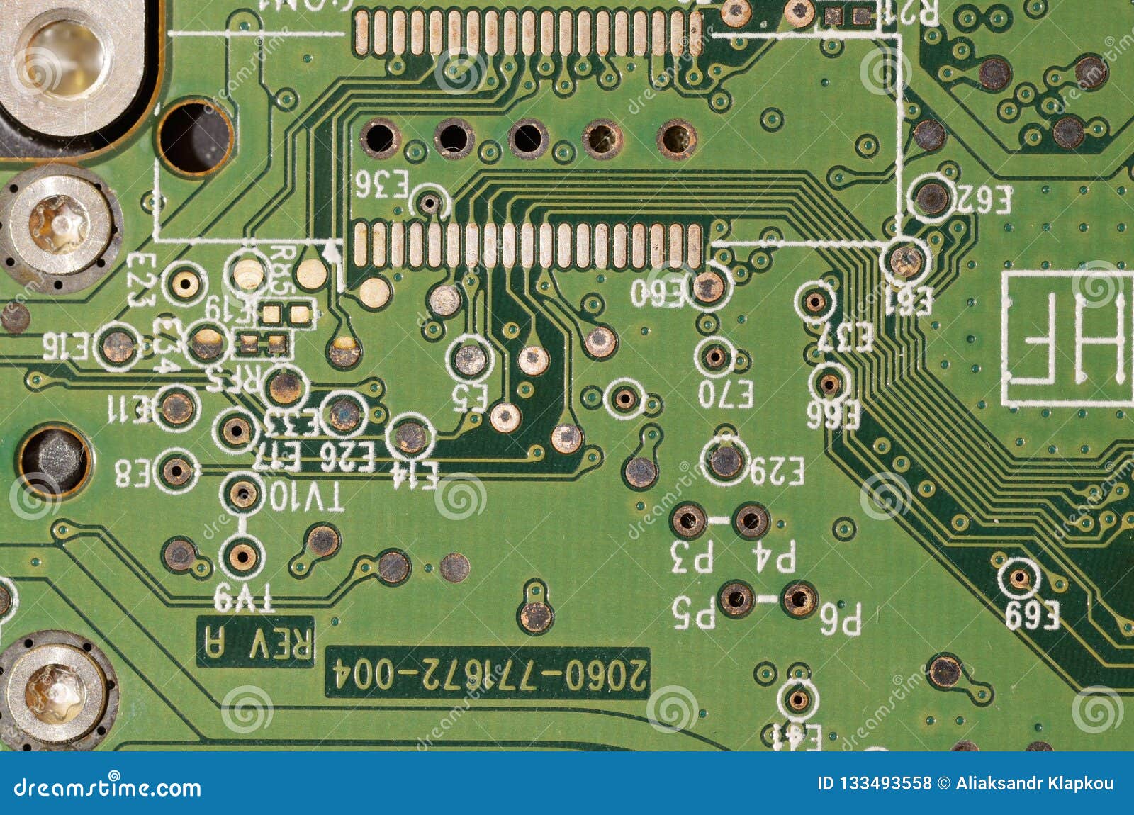 Integrated Circuit Used In Electronics Stock Photo - Image ...